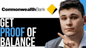 HOW TO GET PROOF OF BALANCE COMMONWEALTH BANK 2023!(BEST WAY) 2025