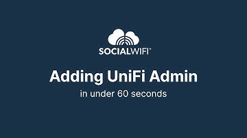 Adding an Admin User on Ubiquiti UniFi | Social WiFi