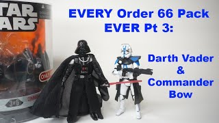 Every TAC Order 66 2-Pack EVER Ep. 3: Darth Vader & Clone Commander Bow Action Figure Review