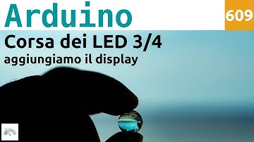 Corsa dei LED con striscia NeoPixel e Arduino 3/4 - Il display contagiri - Video 609