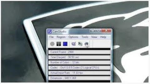 Tutorial: Camstudio HQ