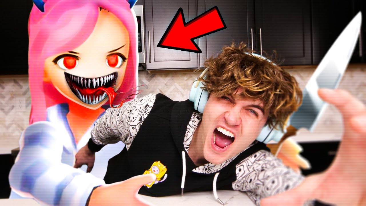LankyBox Are TRAPPED By Their EVIL GIRLFRIEND?! (AI YANDERE GIRLFRIEND, AMELIA'S CAFE & MORE!)