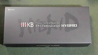 【購入】HHKB Professional HYBRID Type-S 無刻印／墨（英語配列)