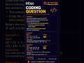Infosys Coding Question 2026 🔥 | 26 April Afternoon Shift | Real Exam Problem