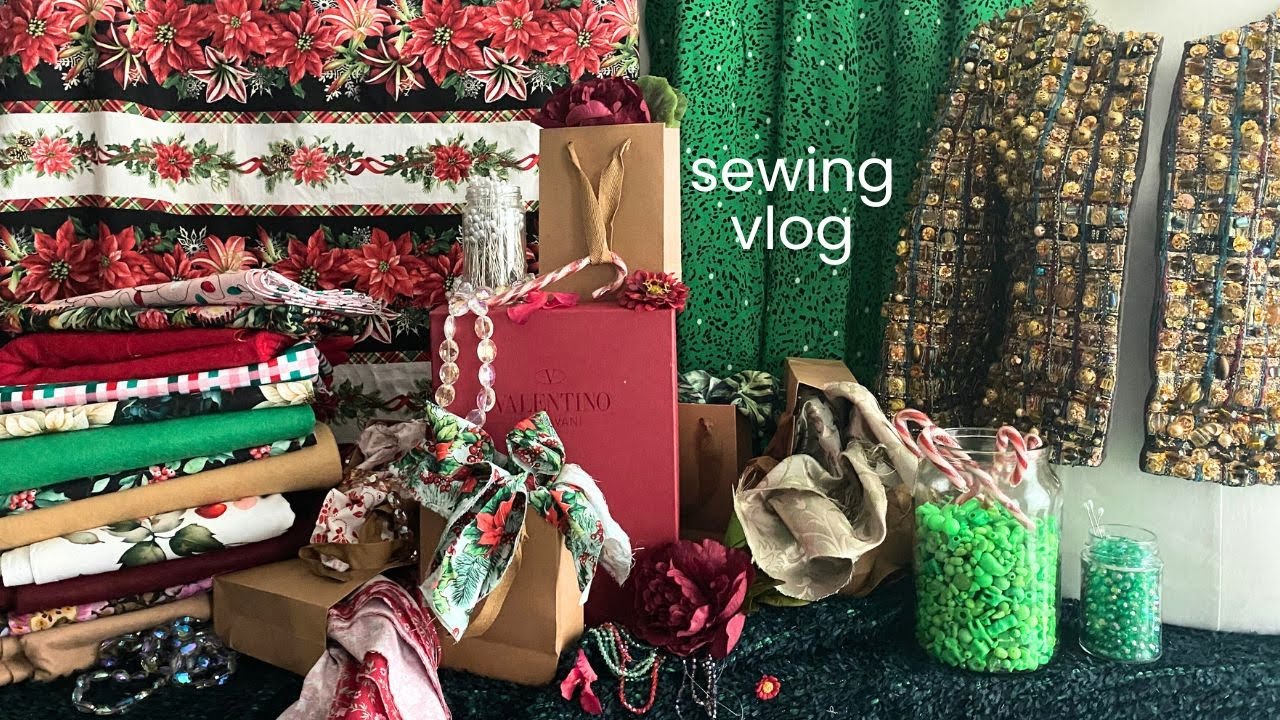 Vlogmas Day 1🪡 I did some beading