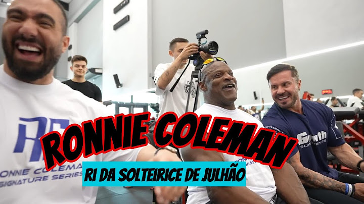 Ronnie Coleman ri da solteirice de Julio Balestrin #renatocariani @renatocariani