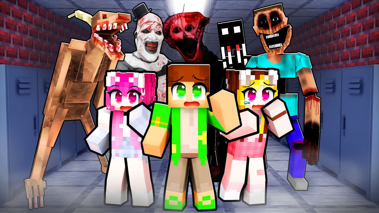 Jakey Merge la Scoala DOAR Pentru *MONSTRII* pe Minecraft...