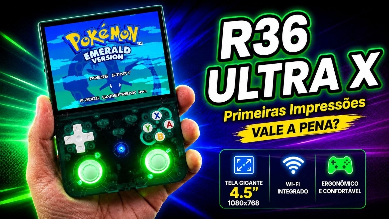 R36 Ultra X CHEGOU! Tela 4.5