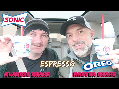 Sonic NEW Espresso Classic & Oreo Master Shake Review!