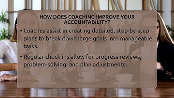 How Does Coaching Improve Your Accountability? - College Dropout Millionaire