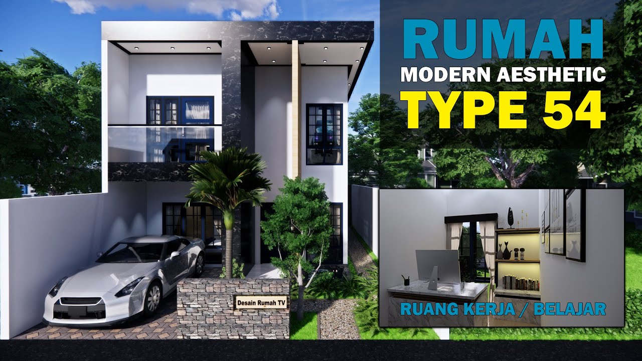 Aesthetic Modern House Design 120 Sqm 3 Bedrooms Desain Rumah Tv Youtube