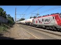 Ref:EttBocd2LD0 [hd] une poign�e de train en gare de vias �t� 2018