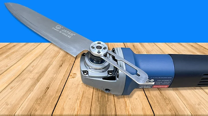 Shocking Invention of 60-Year-Old Citizen! Turns Angle Grinder into Industrial Chopper