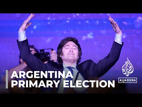 Far-right Javier Milei wins most votes in Argentina’s primary election
