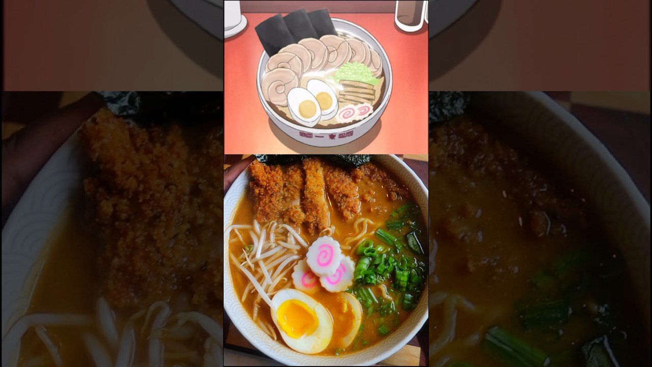 How To Make Naruto’s Ichiraku Ramen 🍜 #anime #shorts