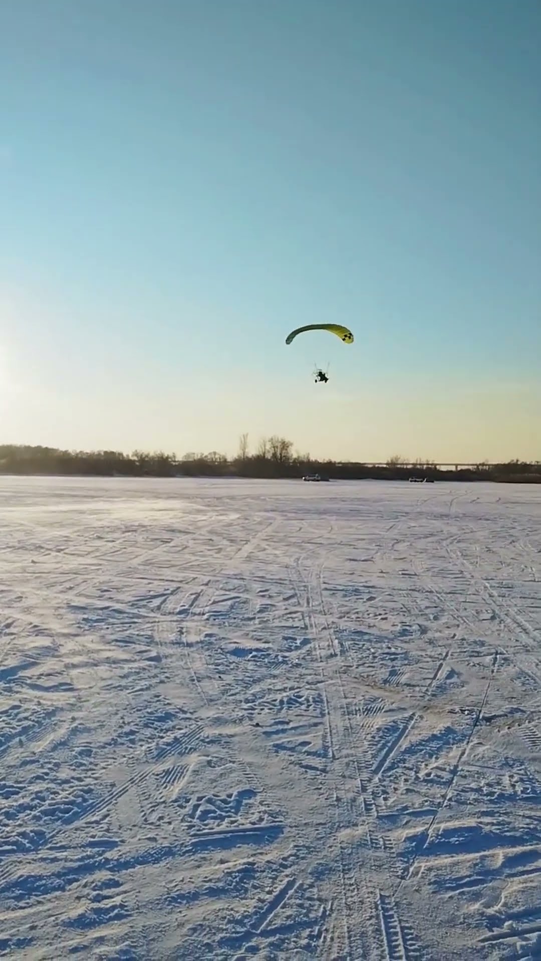 Snowmobile flyover process