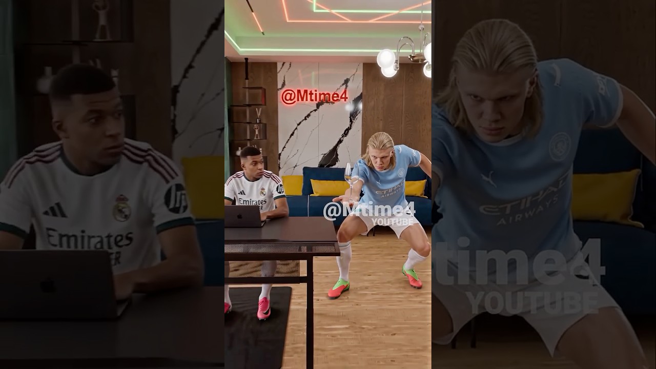 Mbappé Dropped It… Haaland Saved It 😭🙌 #parody #football #haaland