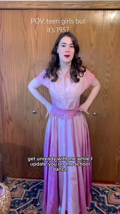 Get UNREADY w me 1957 edition #schooldance #1950s