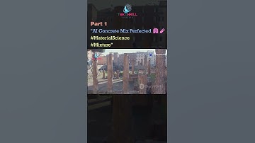 AI Concrete Mix Perfected 🏢🧪 #MaterialScience #Mixture PART 1