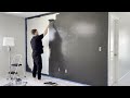 Painting the an accent wall for the loft!