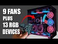 How to install a fan hub  how to install an addressable rgb hub