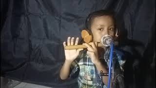 arjun belajar notasi suling F(kecil)