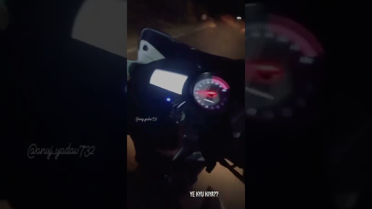 Bike Night Drive Status🎧🤘 by Anuj Yadav