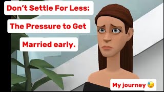 DON’T SETTLE FOR LESS. Based on a true life story. #christiananimation . First Episode ❤️