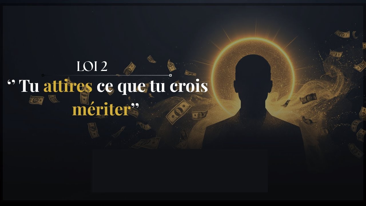 LOI N°2 : Tu attires exactement ce que tu crois mériter