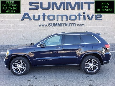 18 Jeep Grand Cherokee Sterling Edition True Blue Walk Around Review Sold Summitauto Com Youtube