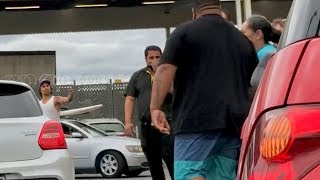 Pak n Save fight in the carpark