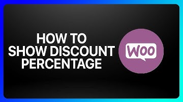 How To Show Discount Percentage In WooCommerce Tutorial