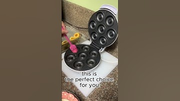 CucinaPro Mini Donut Maker: Easy Homemade Treats for Summer Fun!