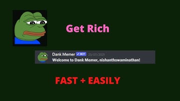 HOW to get rich EASILY in Dank Memer - 10 SIMPLE Steps