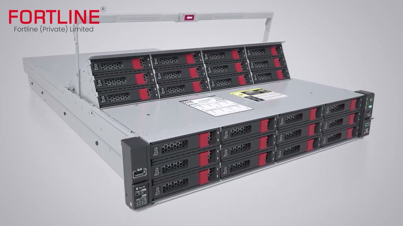 HPE Apollo 4200 Gen10 Plus Data Storage Server Product Tour | Fortline (private) Limited