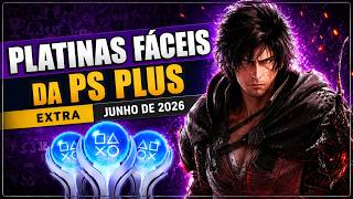 6 Platinas MAIS FÁCEIS do Catálogo da PLAYSTATION PLUS EXTRA E DELUXE - JUNHO 2026