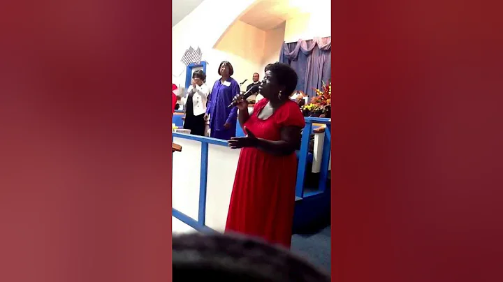 Sis. Mary Ann Goldsberry singing at AIMS 2013