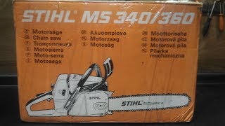 Stihl MS-360 Old school