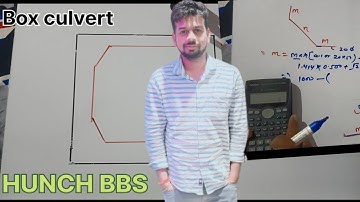 BBS(Bar bending schedule) Hunch ka bbs kaise banaye|Box culvert bbs | box culvert barrel length