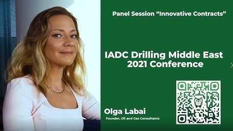 IADC Drilling Middle East 2021 Conference - Speech Part 1