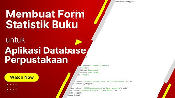 Membangun Aplikasi Database Perpustakaan Menggunakan Python GUI & MySQL | Form Statistik Buku