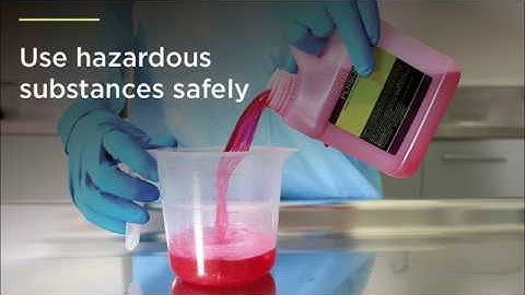 What do you need to do with your hazardous substances?