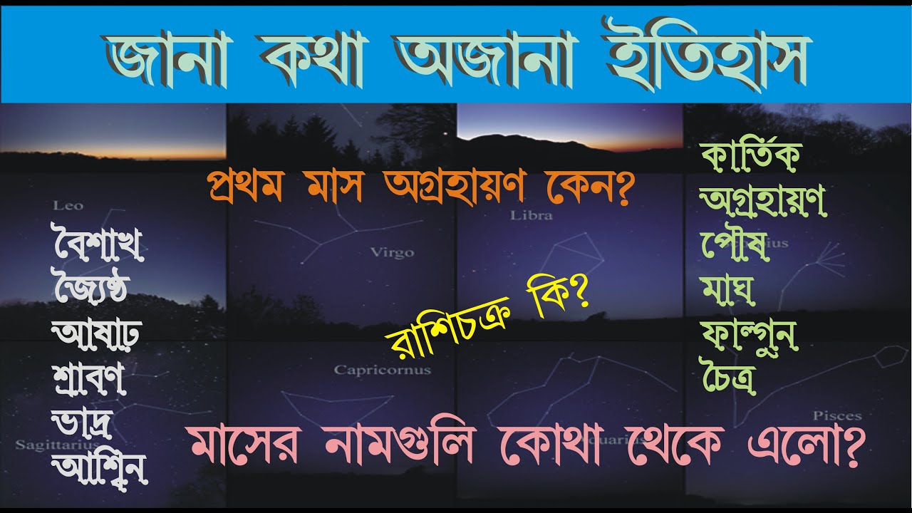 History Of Names Of Bengali Months YouTube History of names of bengali months youtube