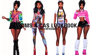 Sims 4 Female CAS Urban Lookbook Part 7 | CC Links