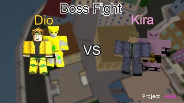 Dio vs Kira - Project JoJo boss fight