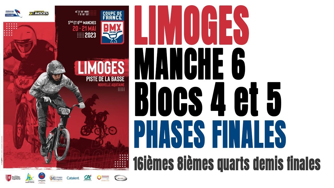 Coupe de France BMX 2023 6ième manche blocs 4 et 5 YouTube Coupe de France BMX 2023 6ième manche blocs 4 et 5 YouTube