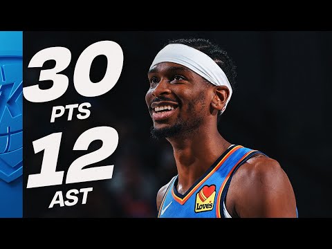 SGA Was HOOPING with 30 PTS & 12 AST vs Clippers | November 4, 2025