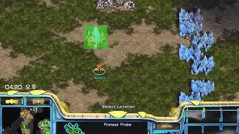 Starcraft : Brood War Protoss vs Terran Map Python 1.3