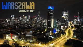 Warszawa naszych marzeń? | Warszawa nocą 🌙 | Warsaw by night | Warszawa Centrum | Warszawa z drona