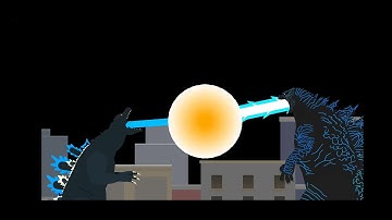 Godzilla 2021 VS Godzilla 2004 true ending in sticknodes animation